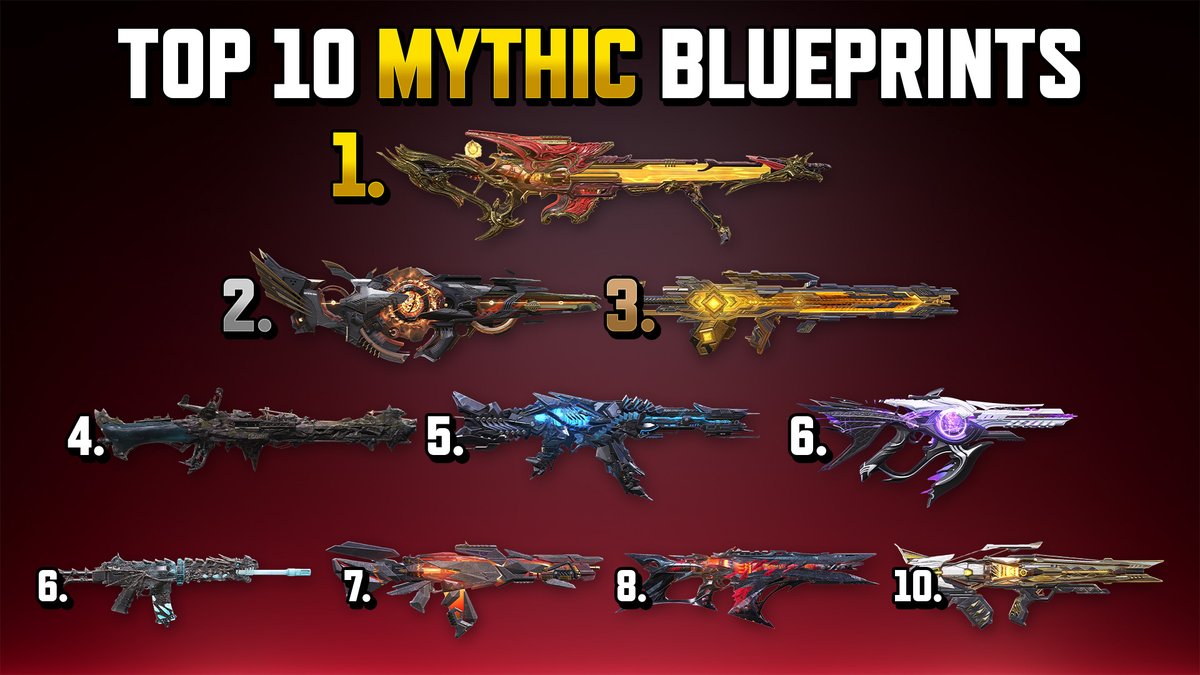 hawks (@hawksnest) on Twitter photo Here's my Top 10 Favorite Mythic Blueprints in <a href="/PlayCODMobile/">Call of Duty: Mobile</a>
What's yours? #CODMobile_Partner #AD Here's my Top 10 Favorite Mythic Blueprints in <a href="/PlayCODMobile/">Call of Duty: Mobile</a>
What's yours? #CODMobile_Partner #AD