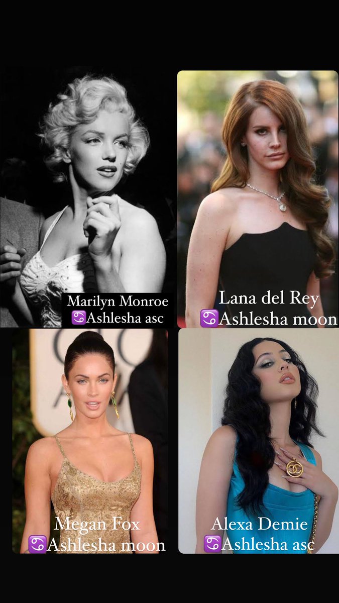 8. The female nagas (naginis or nagis) are serpent princesses of striking beauty. Women with ashlesha placements in their big 3 (sun/moon/asc) tend to have hypnotic snake eyes, a nostalgic &amp; mysterious type of beauty.