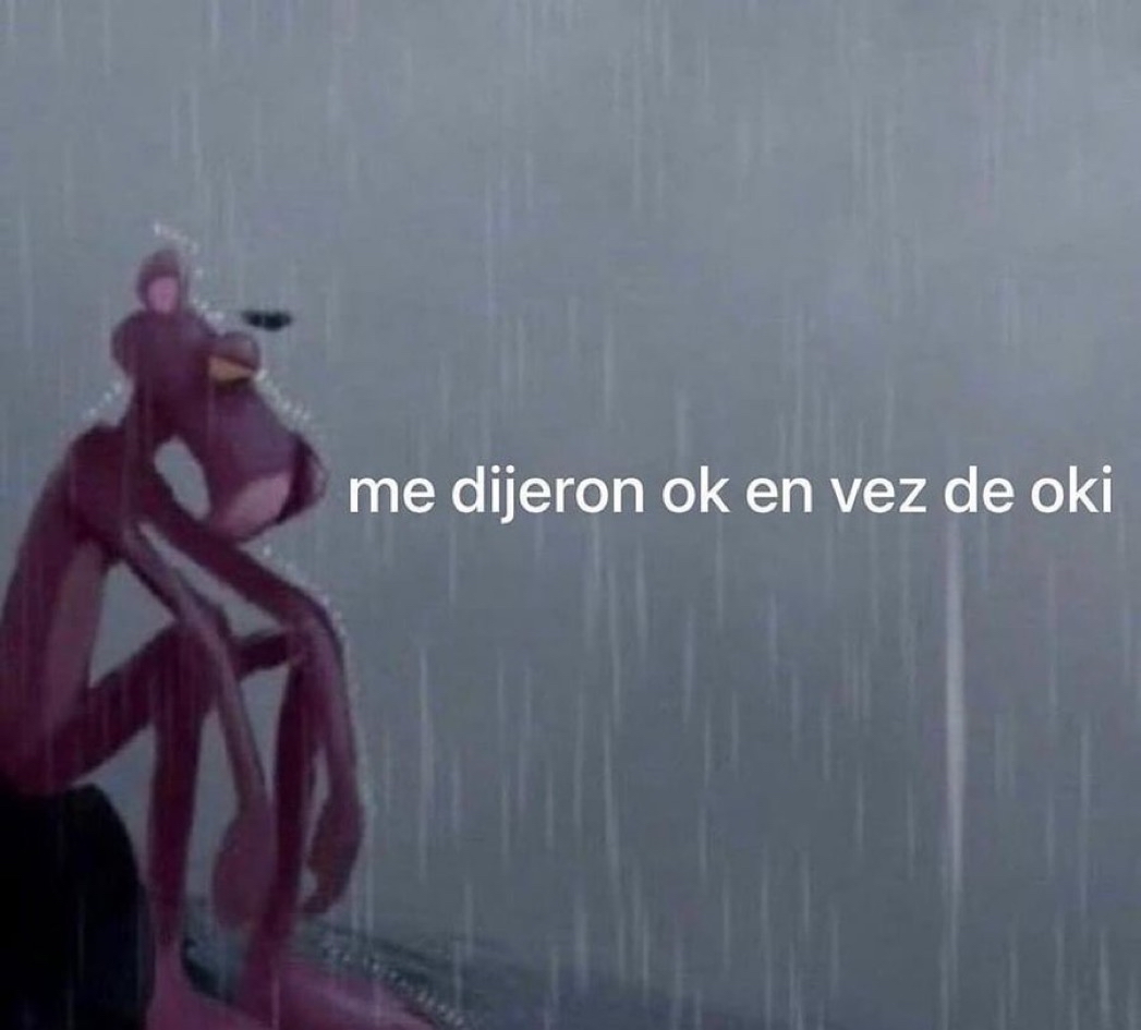 Me dijeron.