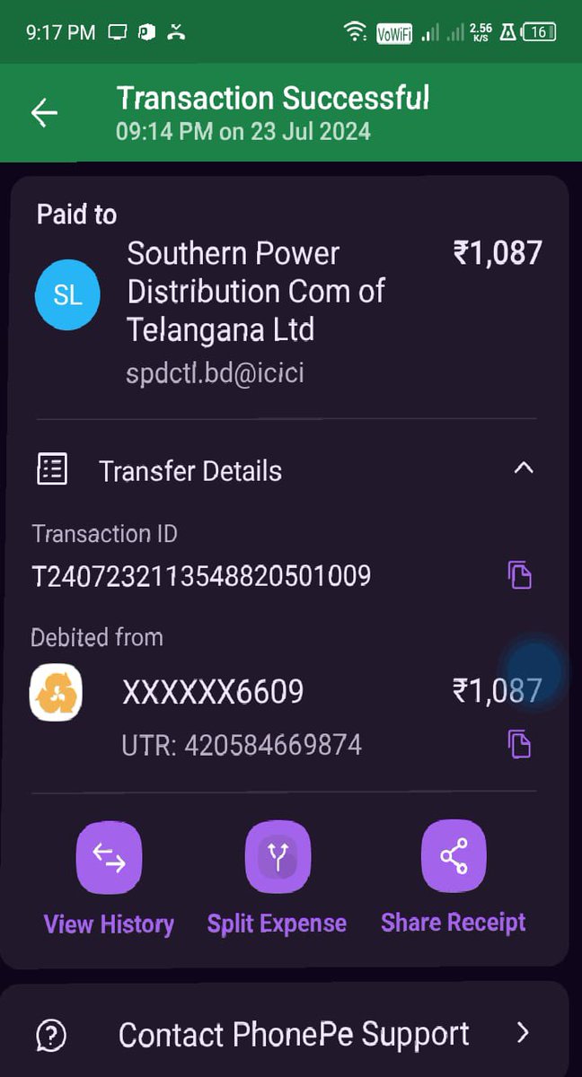 akhilkumar461's tweet photo. @tgspdcl USC No:100424421

I have paid the bill through the app and the payment is successful but the payment is not reflecting in the app. So I request you to please update the bill.
Attached screenshot for your reference. https://t.co/QpCaT5To8L