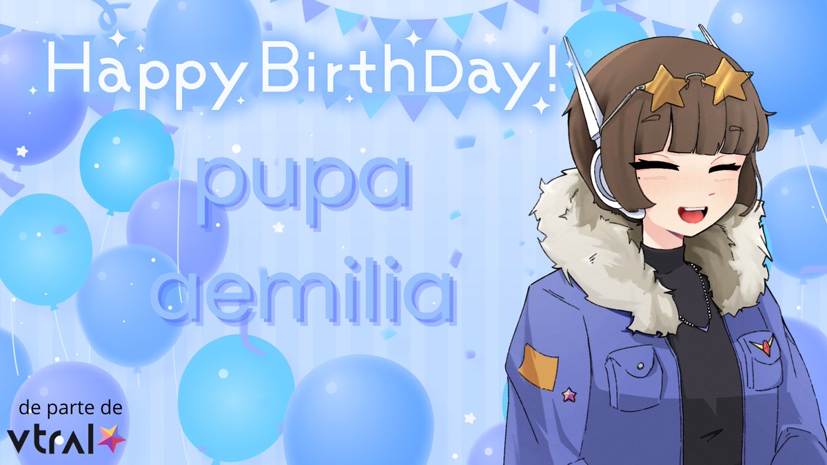 vtralproject's tweet photo. 💙 Hoy es el cumpleaños de pupa!
Vamos a felicitarla el día de hoy 🎉 https://t.co/2NYneUcV1z