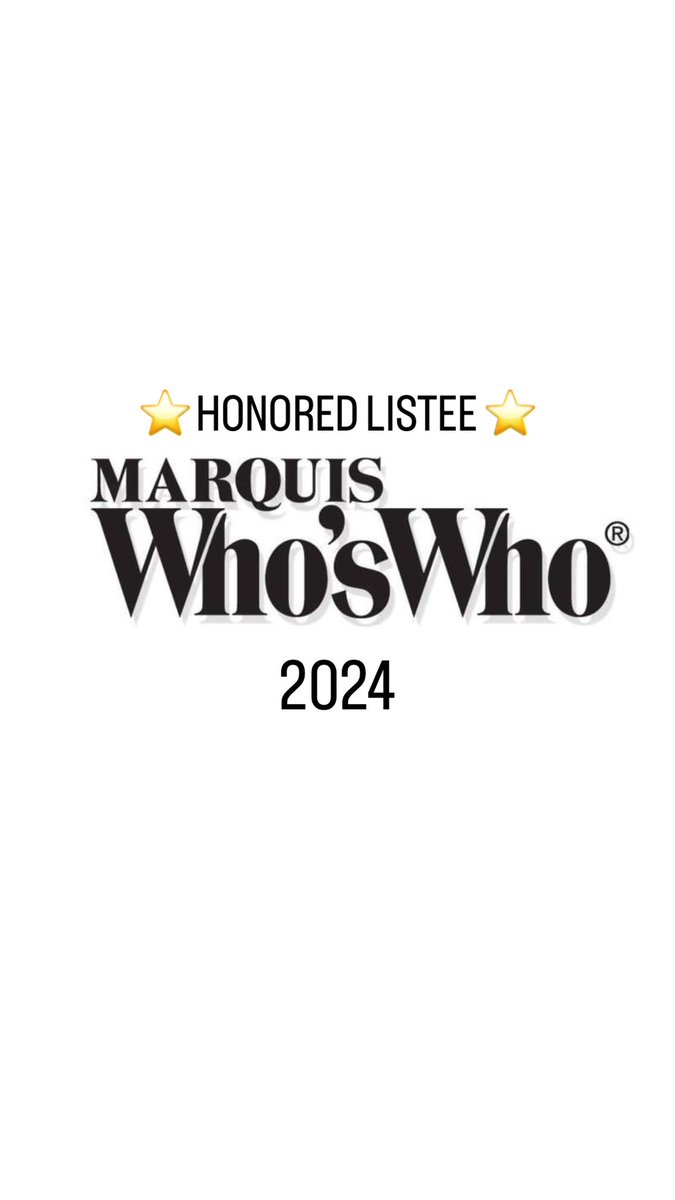 TonyStillz's tweet image. Honored Listee 
2024
history.marquiswhoswho.com