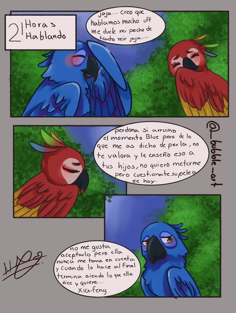_bubble_art's tweet photo. #Rio2 #Ocxcanon #rio_Blue mil años despues como siempre xD
blue le conto todo desde su perspectiva de su vida de los hecho de la primera y segunda peli https://t.co/xzQaVqbi48