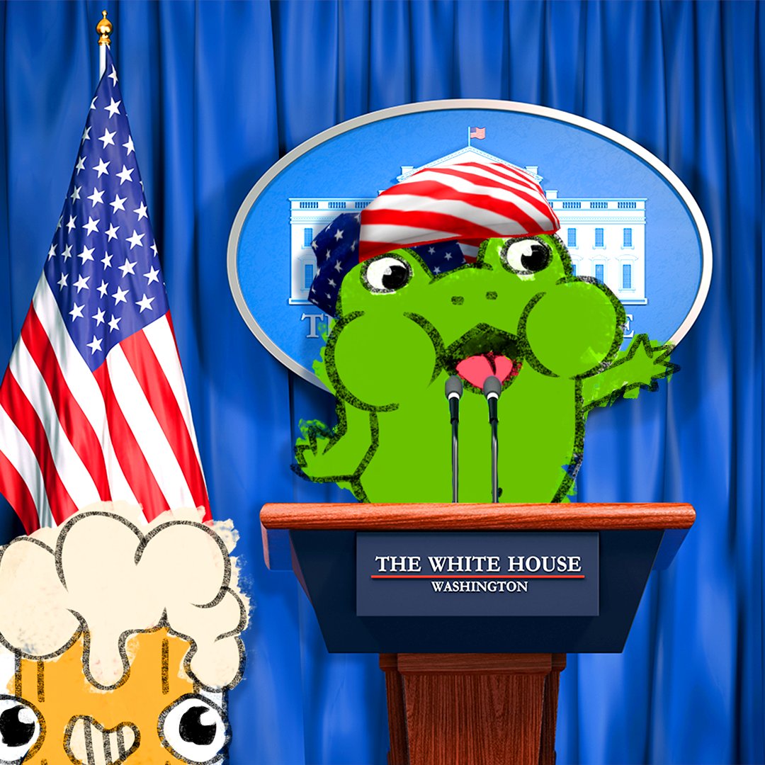 "My first policy as President will be to remove all houses for swamp land."

#Frog2024