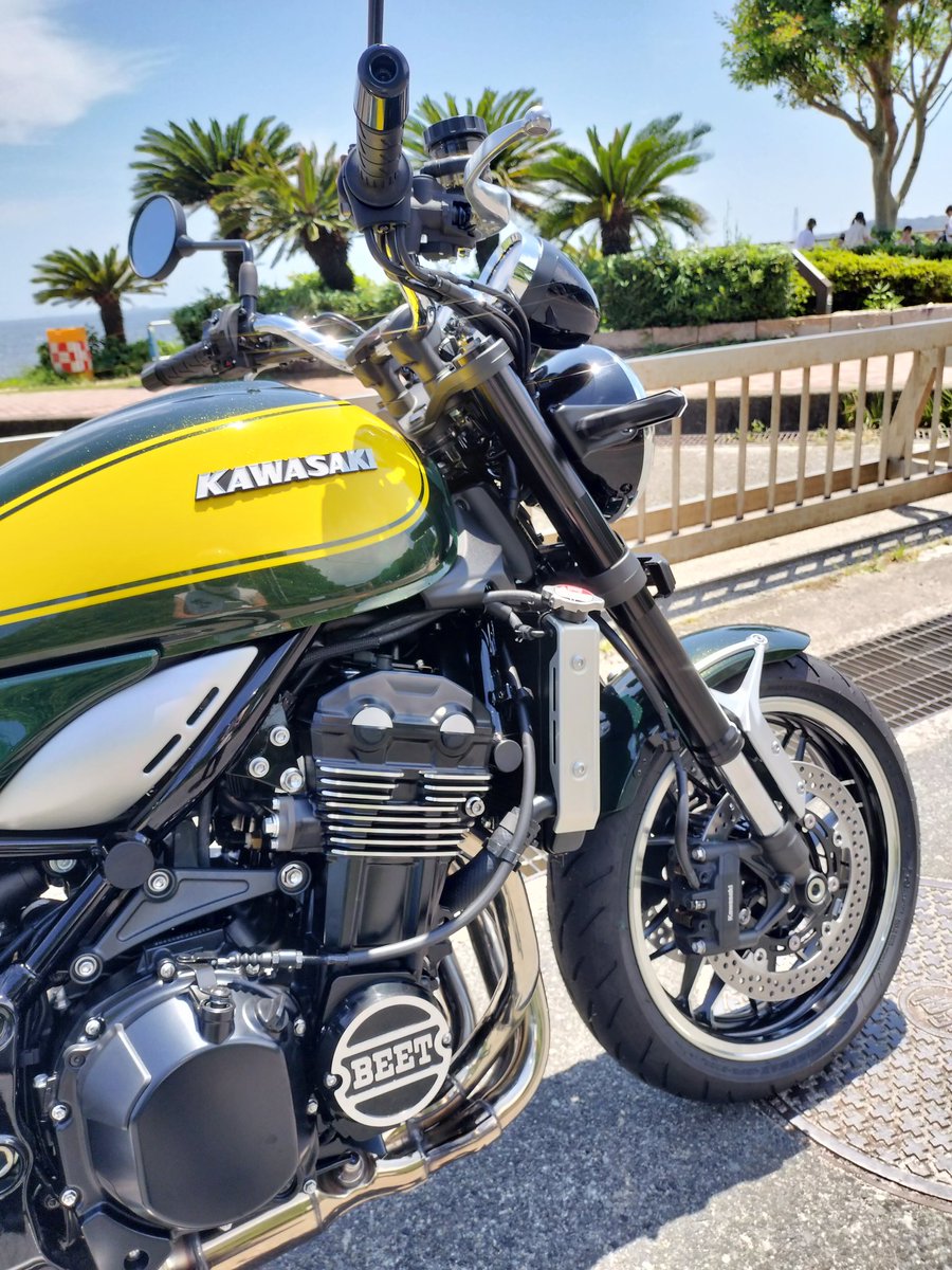 NoL1P's tweet photo. 改めて納車されました。
Z900RS YellowBall Edition
Z9乗りの方仲良くしてください！

車はR、バイクはZとなりました

#Z900RS
#バイク乗りと繋がりたい https://t.co/rTXwW48wYd