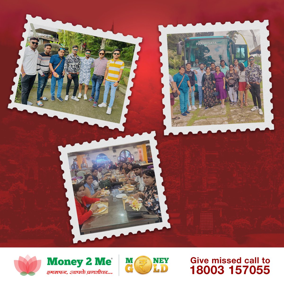 Money2Me_'s tweet image. Dive into the highlights of our journey and see how we balance work and play!

Our money2me team recently embarked on an unforgettable Bali trip, blending team-building activities with the island's serene tropical vibes. 
:
#balitrip2024 #teamtrip #teamvacation