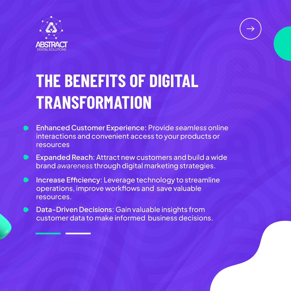 AbstractMw's tweet photo. Imagine transforming your customers from folders in dusty filing cabinets to happy customers interacting with you online. Digital transformation bridges the gap! 🚀Follow this thread to see our Guide.

#BusinessGrowth #DigitalTransformation https://t.co/MQjqB5HSG1