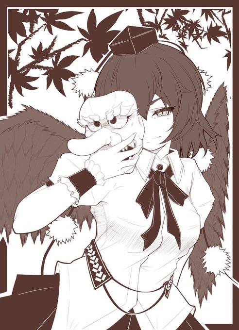 #7月23日は射命丸文の日
天狗の素顔を見てしまったらもう里には帰れないんですよ。。 