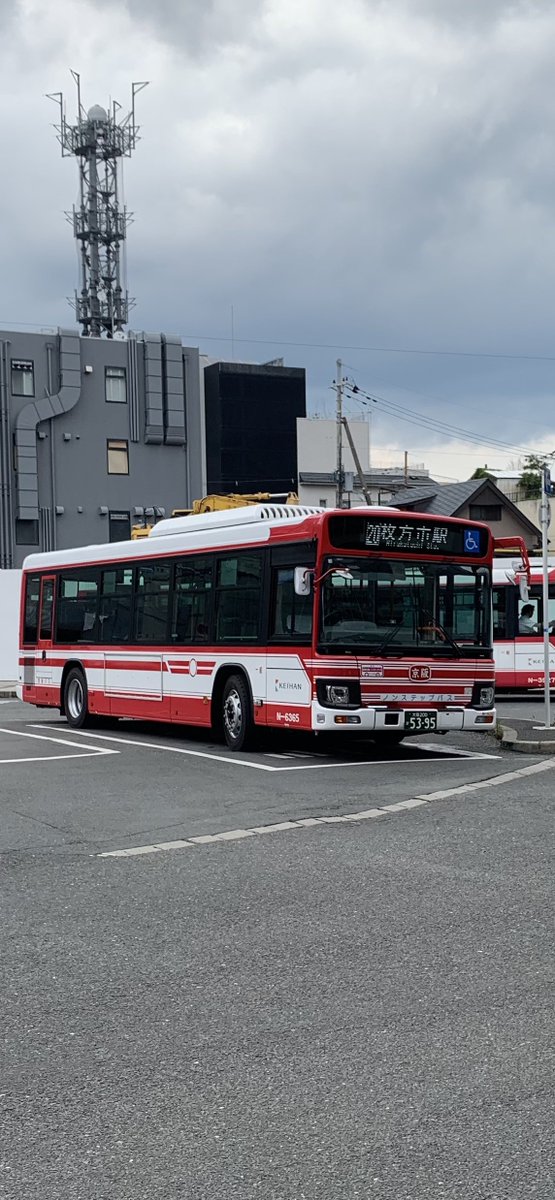 N-6365枚方営業所で運用確認 #京阪バス