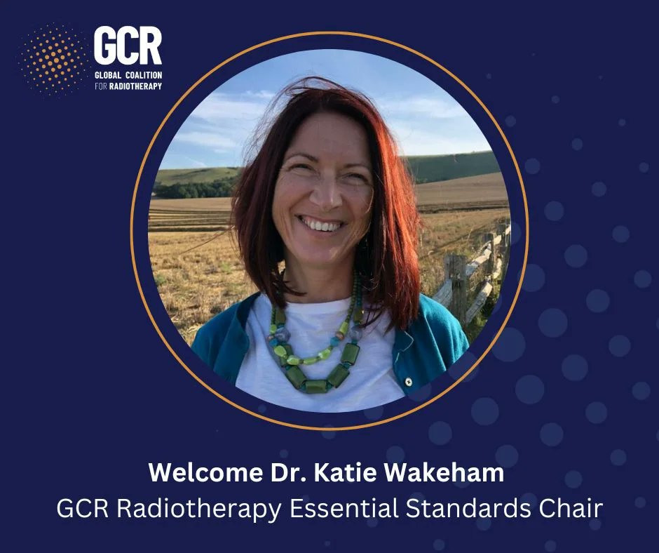 We are so excited to welcome Katie Wakeham to the GCR team as Radiotherapy Essential Standards Chair! 

Don't forget to review Radiotherapy Essential Standards work, and join our network and provide feedback. We would love hear from you 👇
globalradiotherapy.org/post/katie-wak…