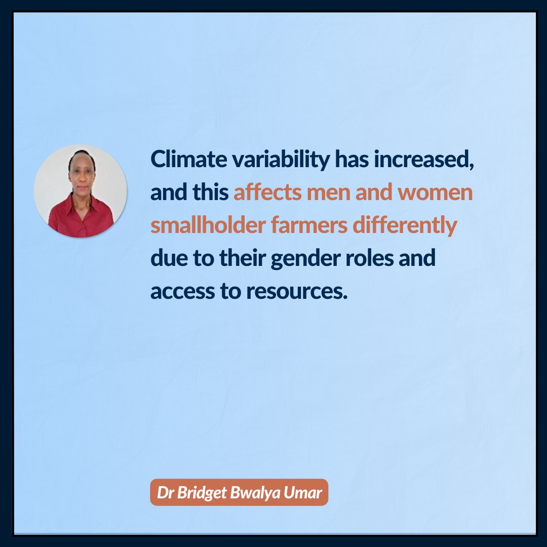Dr <a href="/BreeBwalya/">Bree</a> (based at <a href="/unza_zm/">University of Zambia</a>) highlights gendered impacts of climate change on farmers in Eastern Zambia. Climate variability affects men and women differently due to their roles and resources. Learn more: acume.org/r/adapting-to-… #GenderEquality #ClimateChange #Research