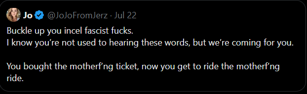 BeWarned87's tweet photo. @JoJoFromJerz Hell yea, Democracy huh? Nobody is scared of your red dot using fuckboy democrats. https://t.co/zhk5MBMYU6