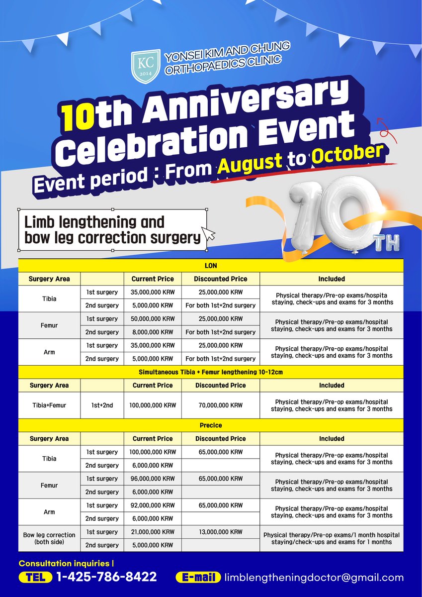 lengthening74's tweet photo. 10th Anniversary Celebration Event
#LL #LON #Limblengthening #Precice #LLD #Knockknee #genuvarum https://t.co/ZZD4EYLxtY
