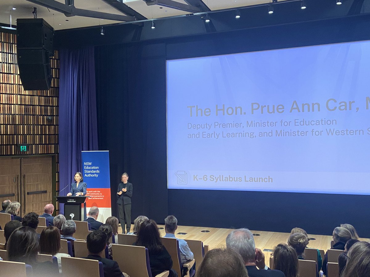 Excited to be a part of the official launch of K-6 syllabuses! The first time in 50 years that the syllabuses have been developed together. Proud to have been a part of this milestone as a  part of the Teacher Expert Network. @AISNSW @AISNSWPrimary <a href="/NewsAtNESA/">NSW Edu Standards</a> <a href="/Loreto_LK/">Loreto Kirribilli</a>