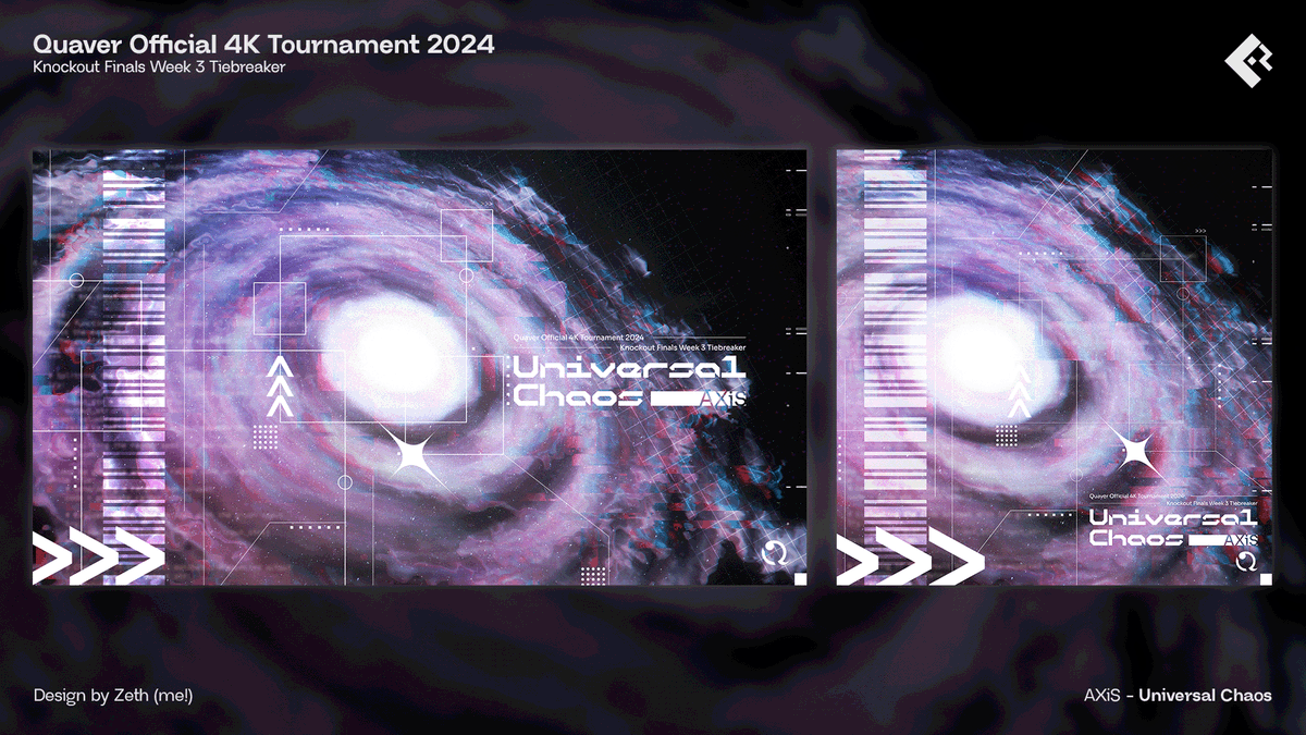 ZethZ161's tweet photo. i had the privilege to work on the design for Universal Chaos by @AXiSDTM, which is featured in @QuaverGame's Official 4K Tournament 2024!

🧵⬇️ https://t.co/wnG0Me3DuT