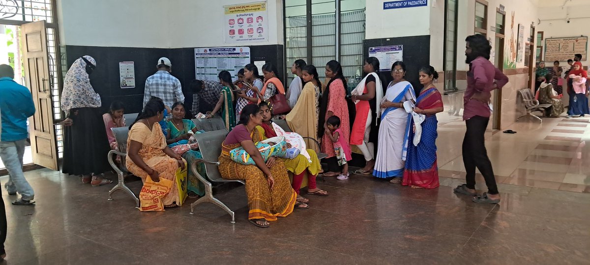 DJK_786's tweet photo. "Patients facing delays at the hospital due to outdated info &amp; slow registration process. Staff insists on OP registration via OTP, but slow internet for volunteers causes long waits. Urgent need for efficient systems to improve patient experience
#Rjy
@Adireddy_Vasu 
@RMCoffice https://t.co/OlVh7lvWeI