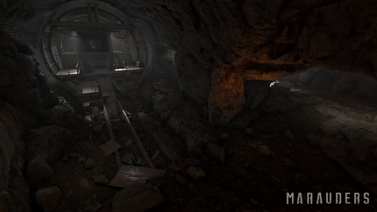 Shadows hide danger at every turn, and the echoes of abandoned machinery tell a tale of survival in a gritty, dark space.

Here's a quick look for the Asteroid Mine's overhaul. #PlayMarauders 
Play in early access: buff.ly/3WwbZJ7