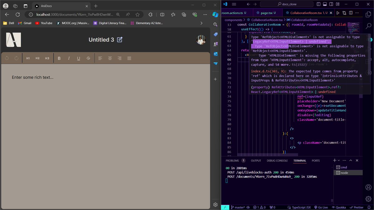 AnishSukhramani's tweet photo. Working on a project using @reactjs, @nextjs with dynamic routes, @tailwindcss ,@shadcn.
@lexicaljs text editor developed by @Meta.
Implementing features with @liveblocks, @clerk, and monitoring via @getsentry.
#react #next #Liveblocks #ClerkAuth #Sentry #WebDevelopment https://t.co/wJFBz4enGZ