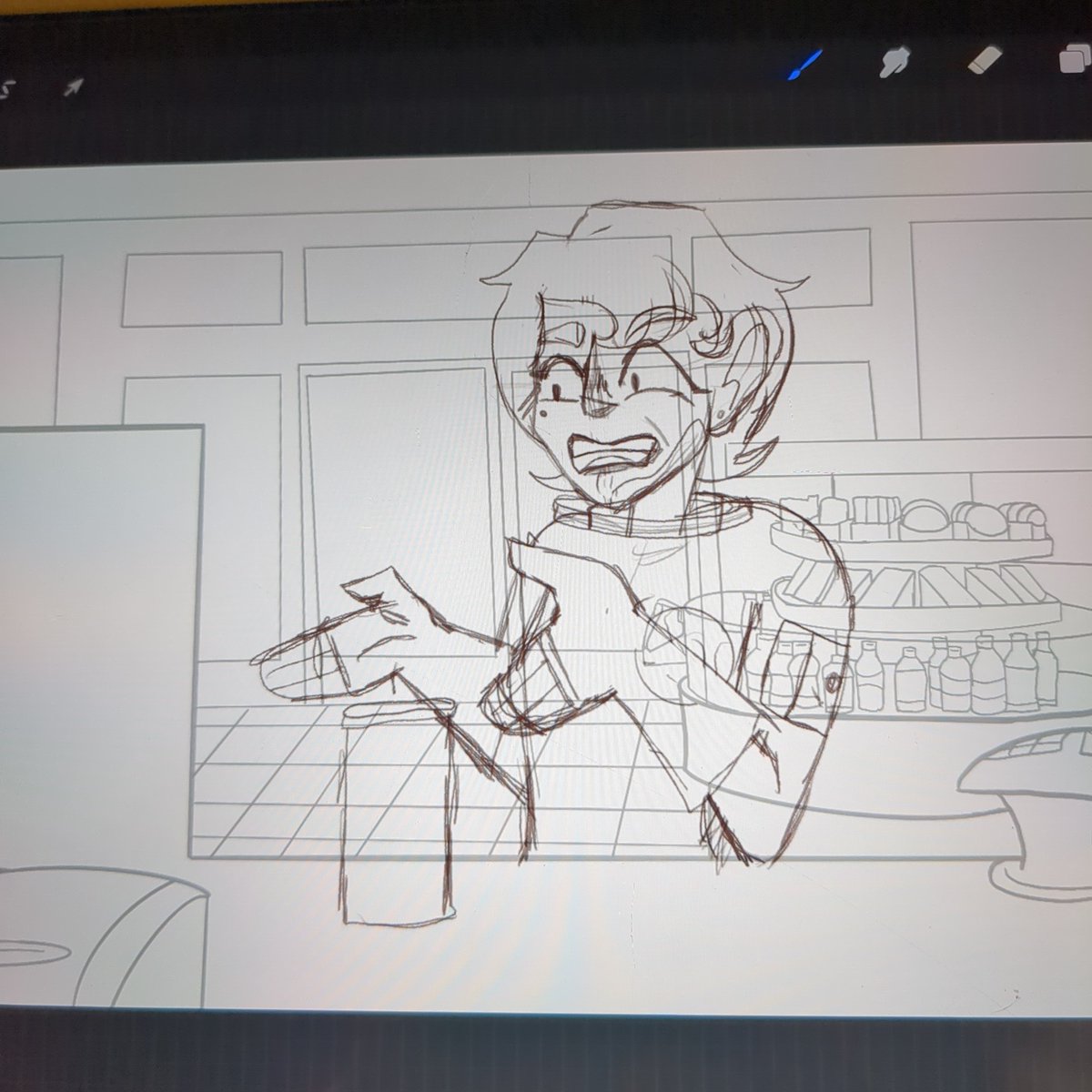 SweetToothGamez's tweet photo. astroid 11 wip. Carmen is a very expressive human.
#WIPs #wipart #gamedev #gameart #Procreate #digitalart https://t.co/oMxK0RAE4m