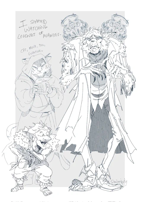 I started watching Legend of Avantris, starting with Beyond the Witchlight Carnival and I m a bug fan of the local wet cat, as well of the unhinged Lil guy and 🤓☝️  #legendsofavantris #LoA