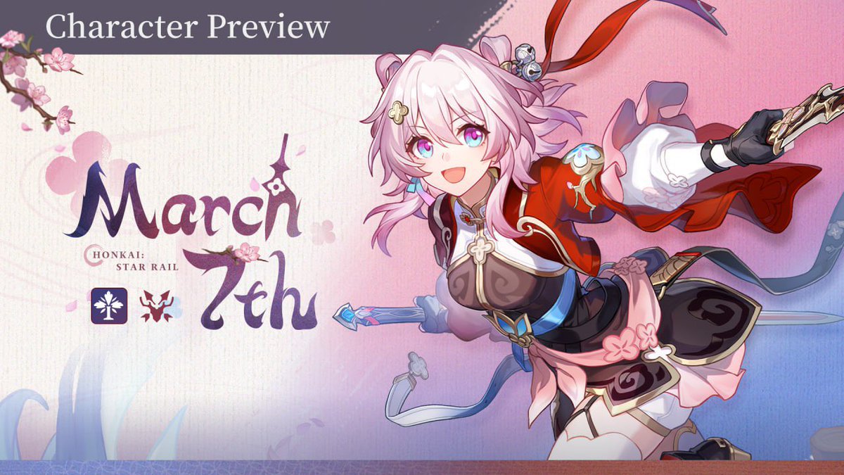 Character Preview | March 7th

"Hehe, can you still recognize me? This is the limited-edition Luofu swordmistress March 7th!"
"We need to be quick about it. The two masters only granted me two hours of break time. Also... Can I say this? My legs are really sore from practicing