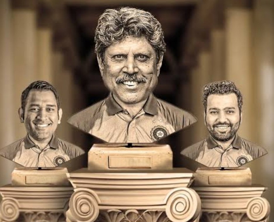 RofiedAyush's tweet photo. Captain Rohit Sharma changed the fate of Indian Cricket.

Three World Cup Winning Captain of Independent Bharat 🇮🇳🐐 https://t.co/O0oqB26J5T