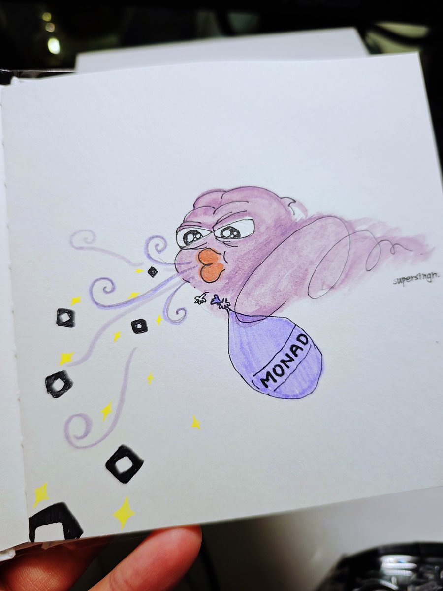 supersingn's tweet photo. @monad_xyz @monad_zw 

莫納德颱風來了~~~
@Kiki_Tseng_
@shashayu17
@Kei_crypto88881
@pan448888
@joycecarney50
請大家做好接收monad準備~~~

把握未來有巨大潛力的 #monad 

Typhoon Monad is coming~~~
Please be prepared to receive Your MONAD~~~

Seize the future with huge potential #Gmonad