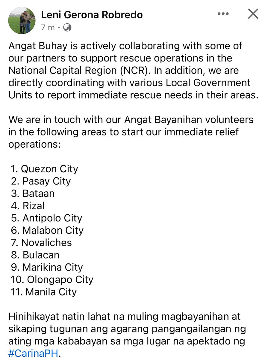 I'll always be proud that I still voted for the right person ☹️🩷 Maraming salamat po, Atty. <a href="/lenirobredo/">Leni Robredo</a>! #CarinaPH