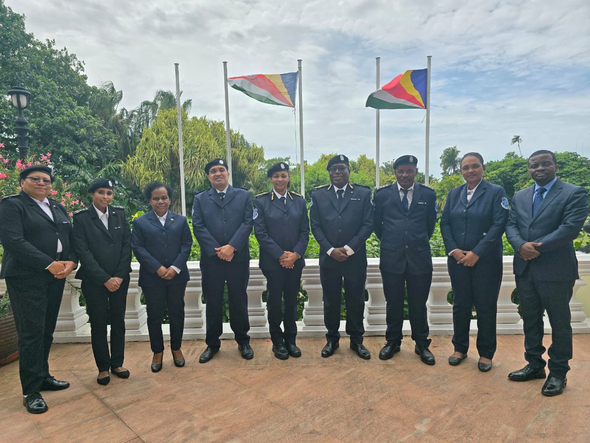 Happenings. In pictures the appointment of Commissioner Janet Georges as new commissioner of Seychelles Prison Service @ State House by Excellency the President, Honorable Wavel Ramkalawan.  First Lady was present to support historic day as first female commissioner appointed.