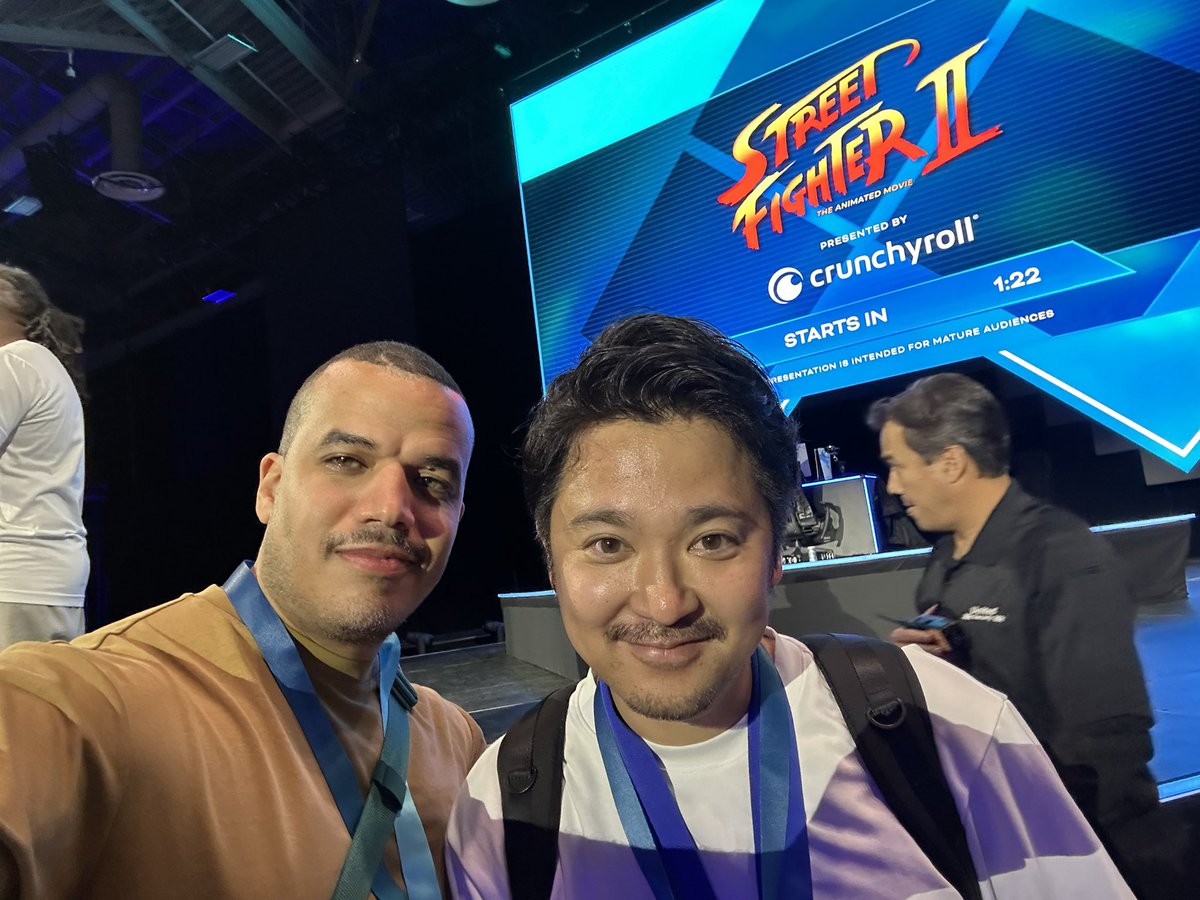 issei3s's tweet photo. まさかのEVO2024 3S銀！応援してくれた皆ありがとう！幻影コンボ安すぎたけど大会結果は最大だったか笑。渋谷クソガキ仲間だった@movmovmov とEVO決勝はなんか嬉しかった。Got 2nd at EVO! Thanks for cheering me on! (sorry for my rusty plays…) 
I loved people chanting USA when I won😂 https://t.co/Ew3wQlklNu