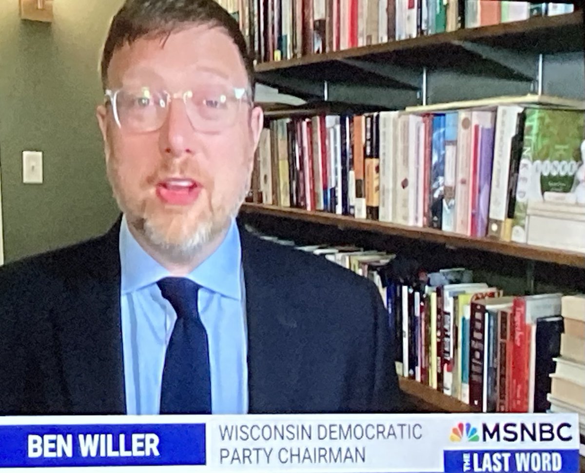 .⁦<a href="/Lawrence/">Lawrence O'Donnell</a>⁩ Yeah, I can tell ⁦<a href="/benwikler/">Ben Wikler</a>⁩ is really important to you. #SpellingMatters