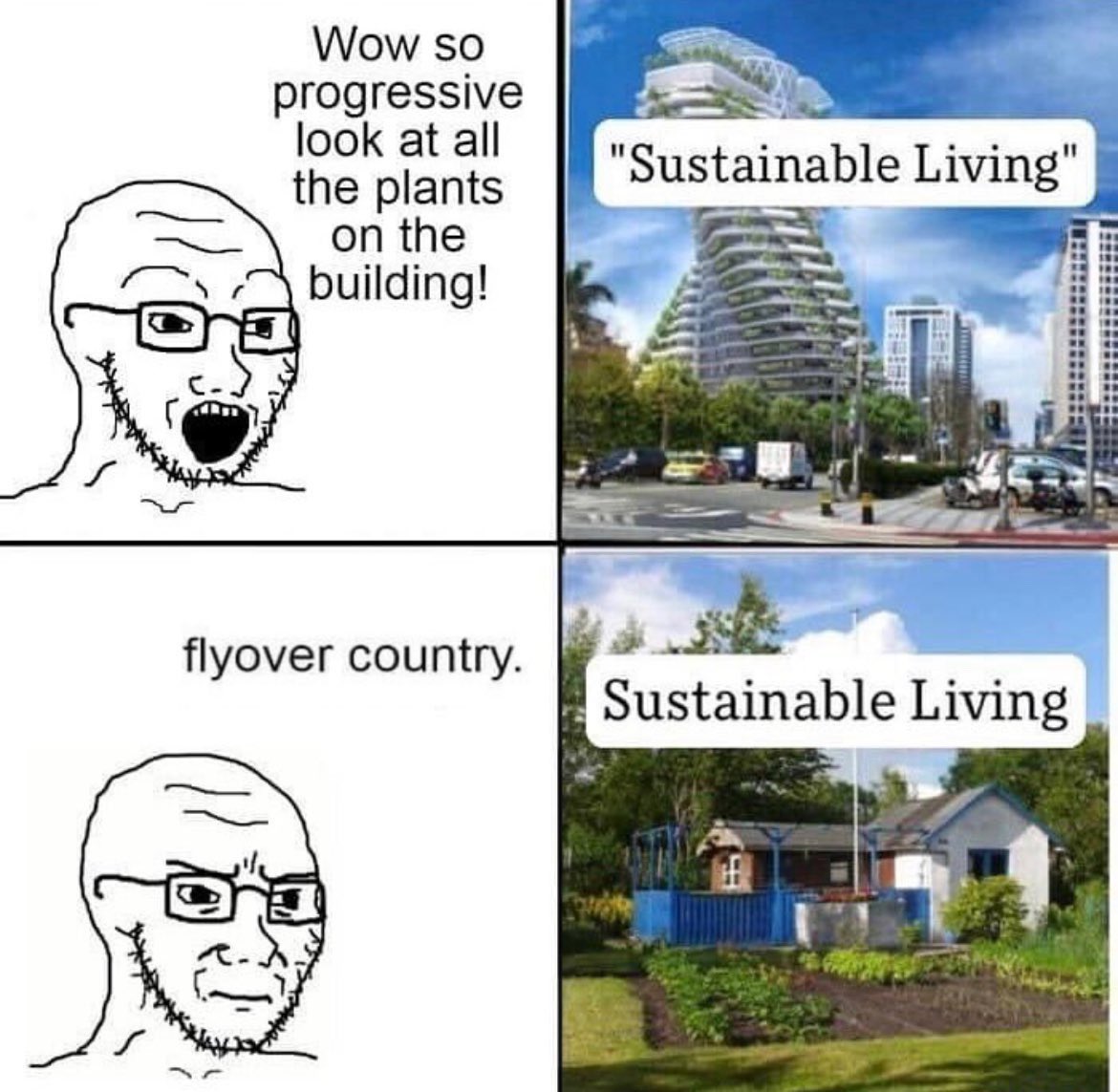 thostraining's tweet photo. the agricultural red pill is realising that “sustainable” modern techniques are no more than technocratic ploys to further disconnect people from food and centralise production 

real sustainability is a return to community based agriculture, local farms, homesteading https://t.co/xKma8pAKJG