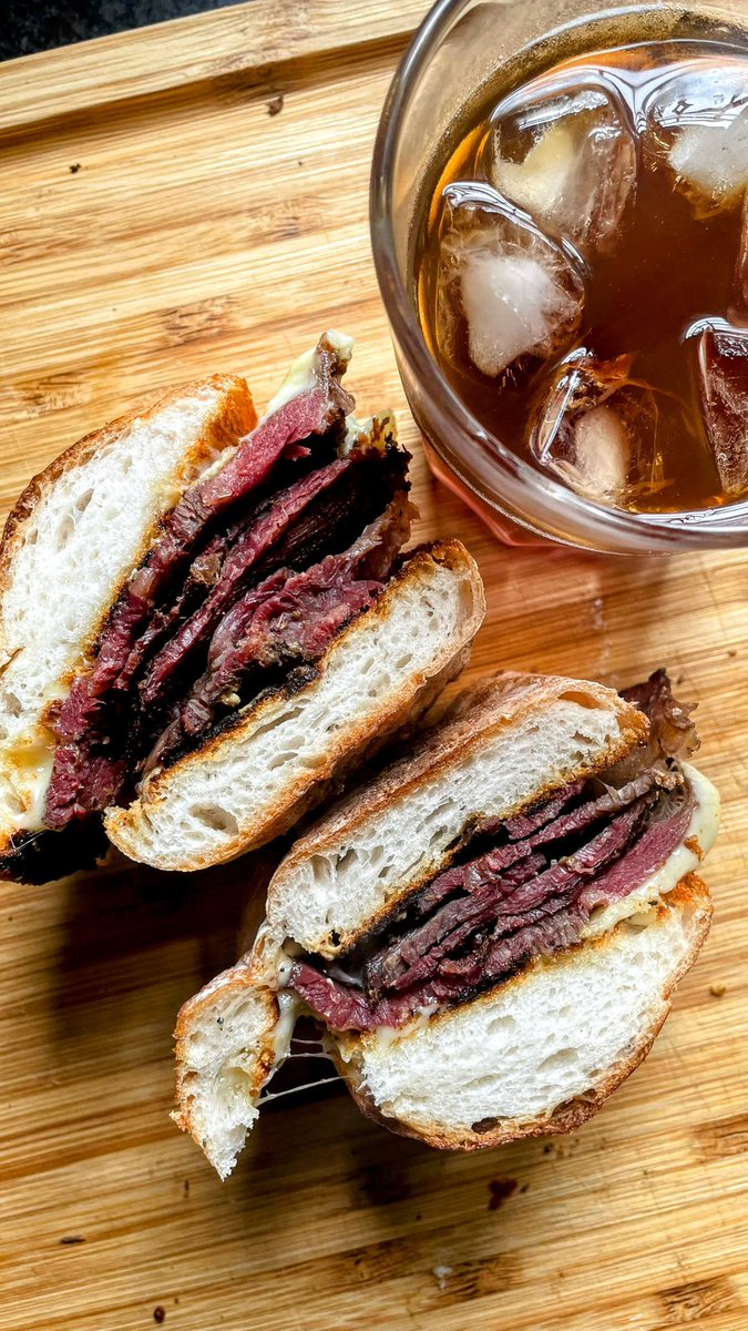 sahilk's tweet photo. Two days. Two sandwiches.

Baguette and bagel from Sour House. Pastrami and mortadella from @nevillejude's The Maas Co. https://t.co/0nqDgU2UKb
