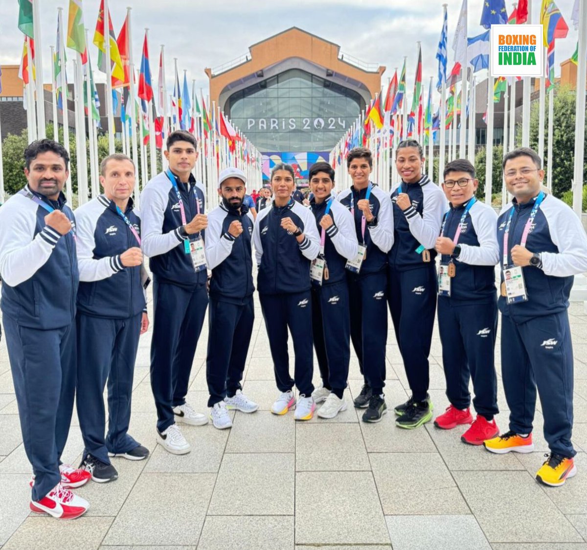 BFI_official's tweet image. Avengers Assemble 💥📸

Our 🥊 in all readiness 💪

📸 : Jagan Mohan Rao Arishnapally

#PunchMeinHaiDum
#Paris2024
#2daystogo
#Boxing
