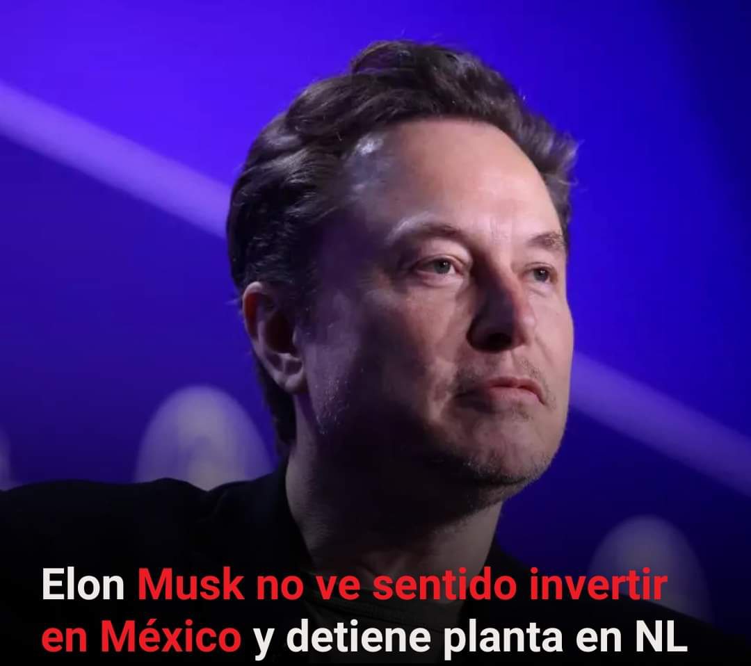 ElFederalmx_com's tweet photo. ¡Elon Musk frena la planta de Tesla en México! Esperará a las elecciones en EE. UU. antes de avanzar. ¿Acierto estratégico o riesgo innecesario? El tiempo lo dirá.
🗳️🤔 Cuéntanos qué piensas.
#elfederalmx #notocia https://t.co/uuSRRZI04M