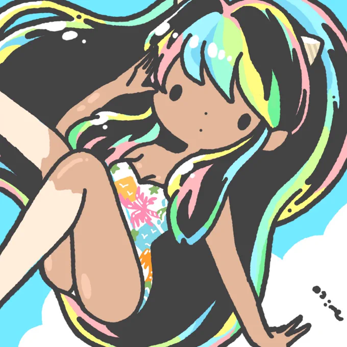 LUM   #今日は何の日 #うる星やつら生誕祭 #うる星やつら #fanart (2019)
