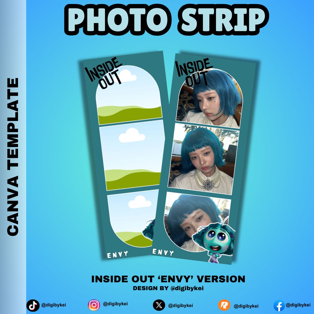 digibykei's tweet photo. Inside Out Photostrip Editable Canva Template

~ ₱150 (dm me to avail) 
~ Socials - @digibykei (IG, X, Facebook and TikTok)

~ Tags
#raketph #canva #canvaph #canvatemplates #digitalproducts #photostrip #filmstrip #photobooth #photostriptemplate #filmstriptemplate #digibykei https://t.co/1g9OCD11le