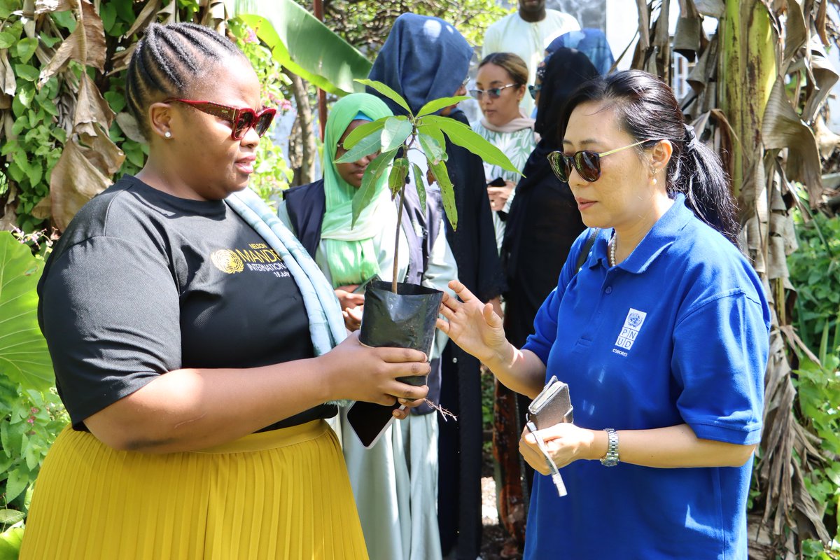 MBAEImadoudine1's tweet photo. Honored to celebrate #MandelaDay with Mm @VeraHakim1, Deputy Resident Rep. of @PNUD_Comores, and Mm. Nichola Sabelo, Secretary of Affairs at the South African Embassy. I am grateful to @imara_comoros for organizing this impactful event.
#WeSTEM #Equality #education @KekeHaina https://t.co/EtQAwzGhyf