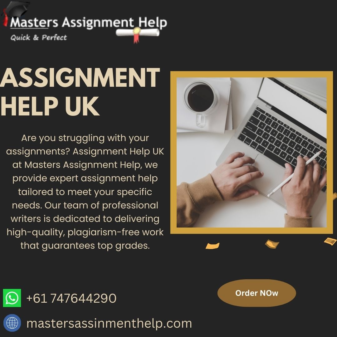 Assignm10486485's tweet image. Are you struggling with your assignments? Assignment Help UK at Masters Assignment Help, we provide expert assignment help tailored to meet your specific needs.
mastersassignmenthelp.com/uk/
#AssignmentHelpUK #MastersAssignmentHelp #TopGrades #AcademicSuccess #ExpertWriters