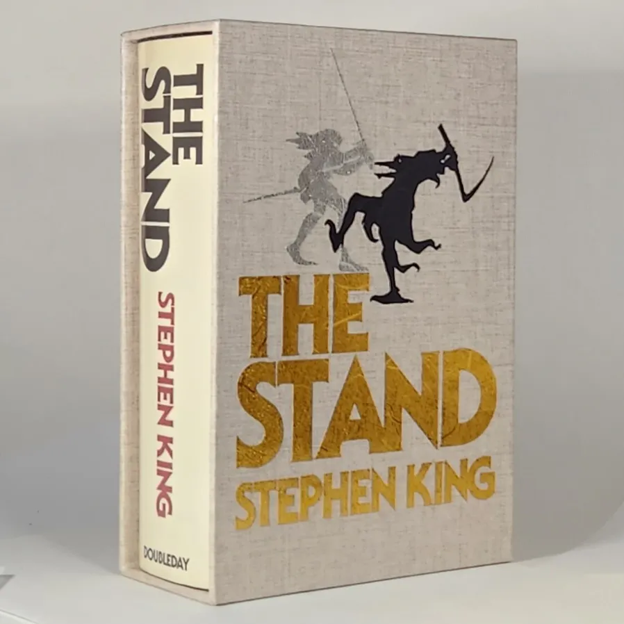 SethAbramson's tweet photo. One of these is the greatest horror novel of the last hundred years.

The other details an epic battle between “Mother Abagail,” a telepath, and an ageless tyrannical demon calling himself “Randall Flagg.”

Both offer *harrowingly* detailed descriptions of a fascist dictatorship. https://t.co/LXpMaudZUn