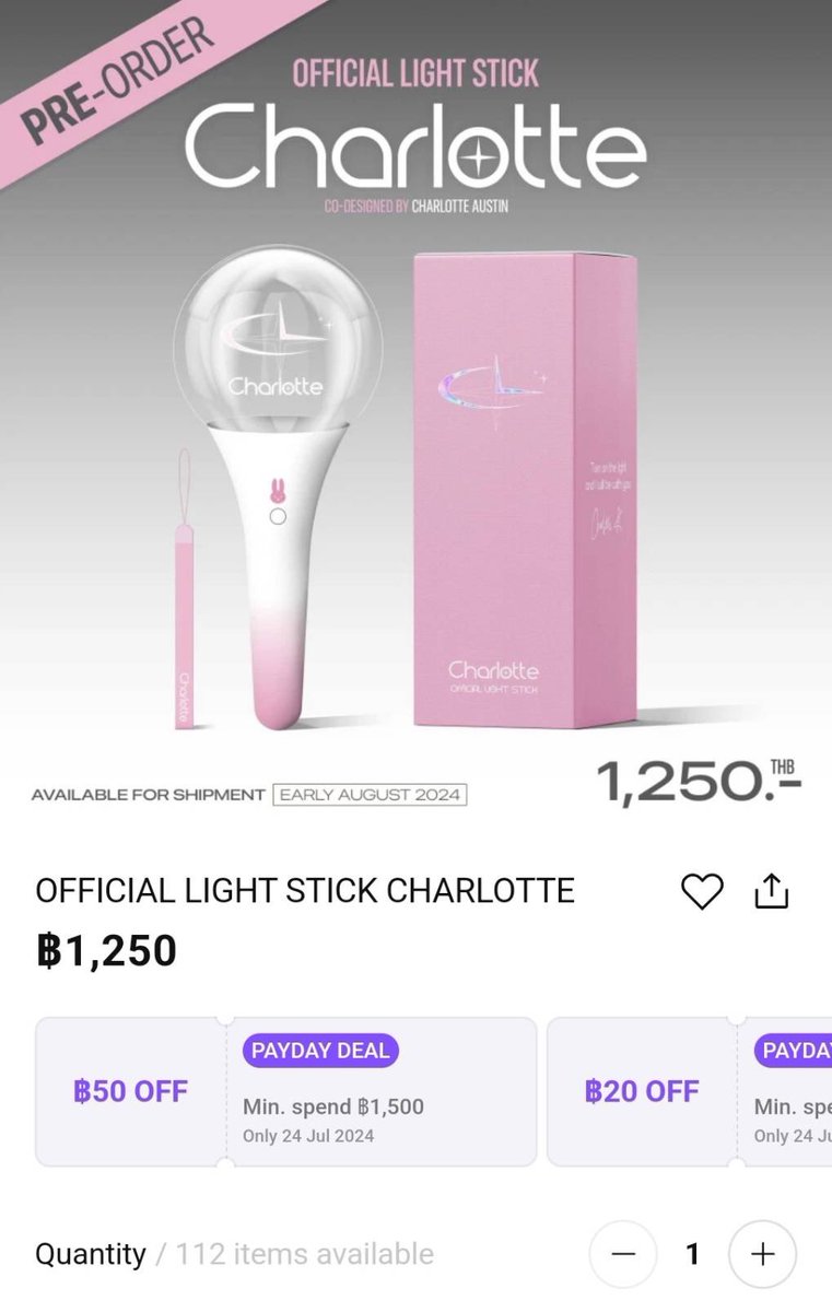 itscharlotty's tweet photo. Can it be SOLD OUT today!?👀💓

#CharlottePossible2 https://t.co/88YqqmJfVf