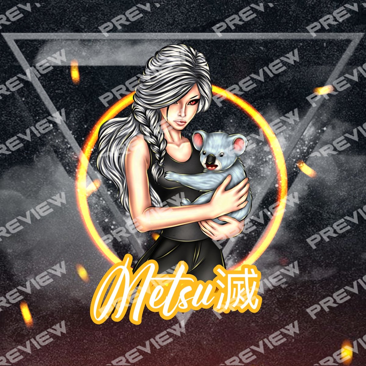 trigger_o1's tweet image. Clan logo made for my amazing client 🩷 

#logomaker #twitch #CoDMobile #StreamerCommunity