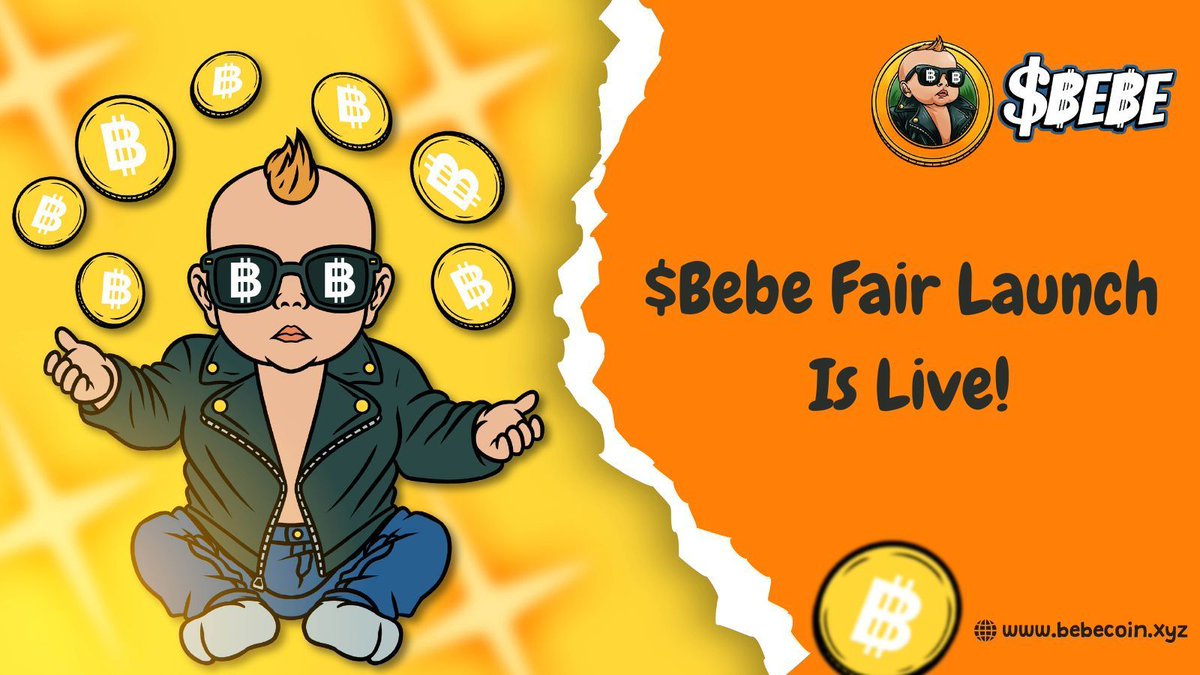 BebeCoinXyz's tweet photo. $Bebe is bringing the fun to https://t.co/7pfGbzzKCW. 

Be part of the giggly journey and join the $Bebe fam today! 🎉👶✨ 

#BebeCoin #MemeCoin https://t.co/QJOyyQ8nvY