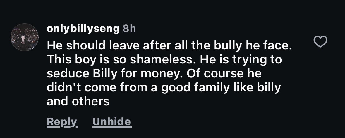 Reiya_B's tweet photo. This Ex Shippers Should Mind Their Own Business. Didn’t they have enough of bullying Babe when he debuted and still carrying such venomous words about him and his family. How disgusting a person should be?
FOCUS ON YOUR OWN FAVOURITE💢
And play victim when called out😡 https://t.co/5RBzEQuU5Z