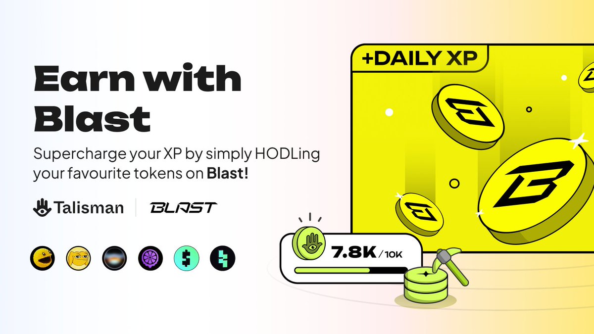 Hey Blastors! 💥

Big news! We’ve partnered with <a href="/Bladeswapxyz/">BladeSwap</a>, the premier liquidity layer on Blast, to reward $BLADE holders with Talisman points. 🌟

Download Talisman, set up your Quest Profile, and start Blasting today.

Visit quest.talisman.xyz now! 💪