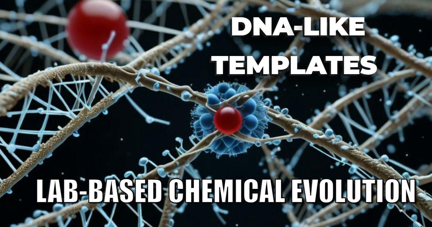 Understanding DNA-Like Templates in Lab-Based Chemical Evolution