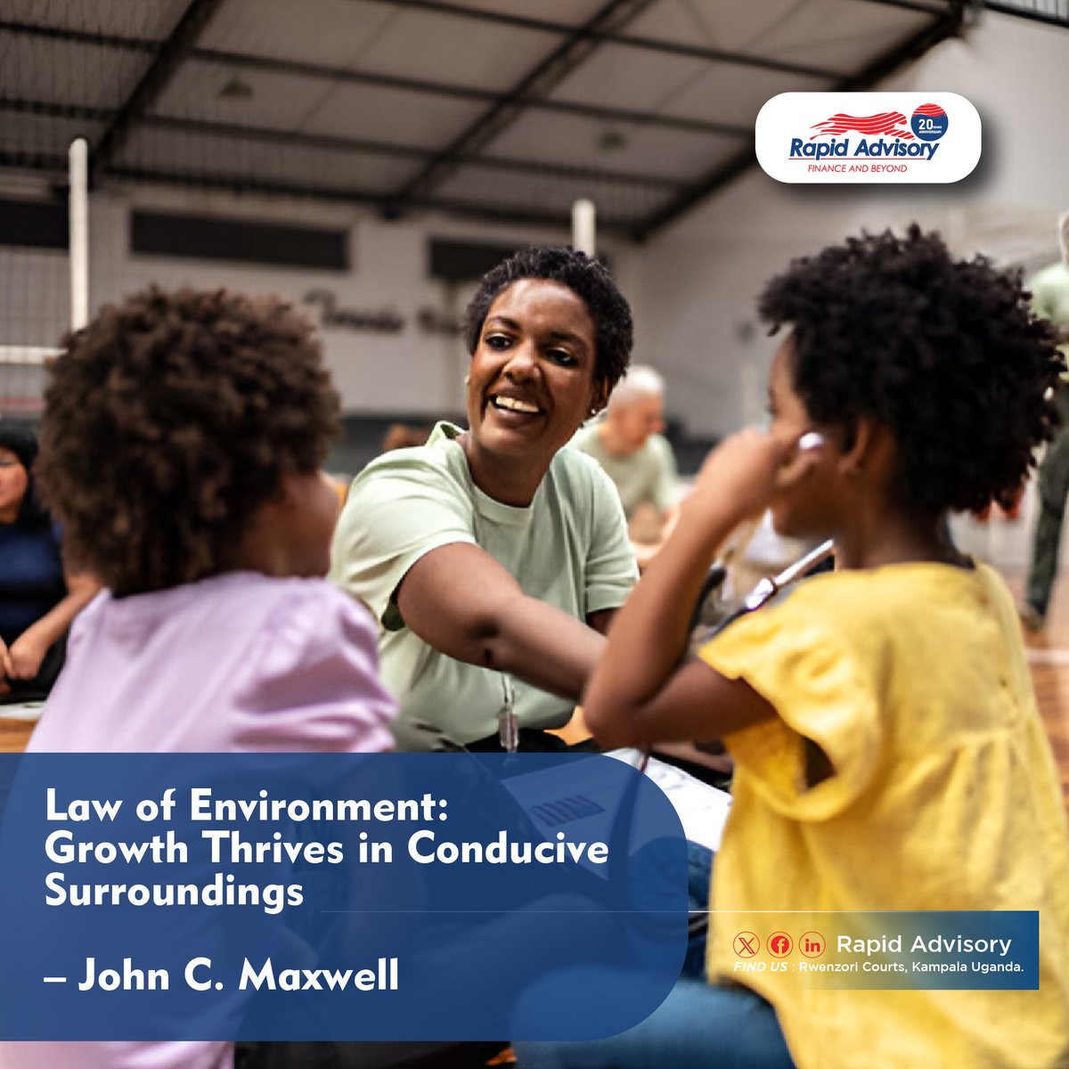 Growth flourishes in the right environment. Surround yourself with positivity, inspiration, and support. Create spaces that nurture your development and encourage your progress. #LawOfEnvironment #DeliverResults