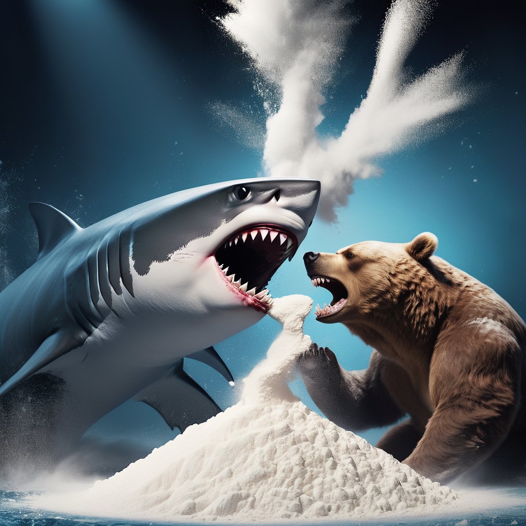 Cocaine Shark Vs Cocaine Bear
This movie has to happen!