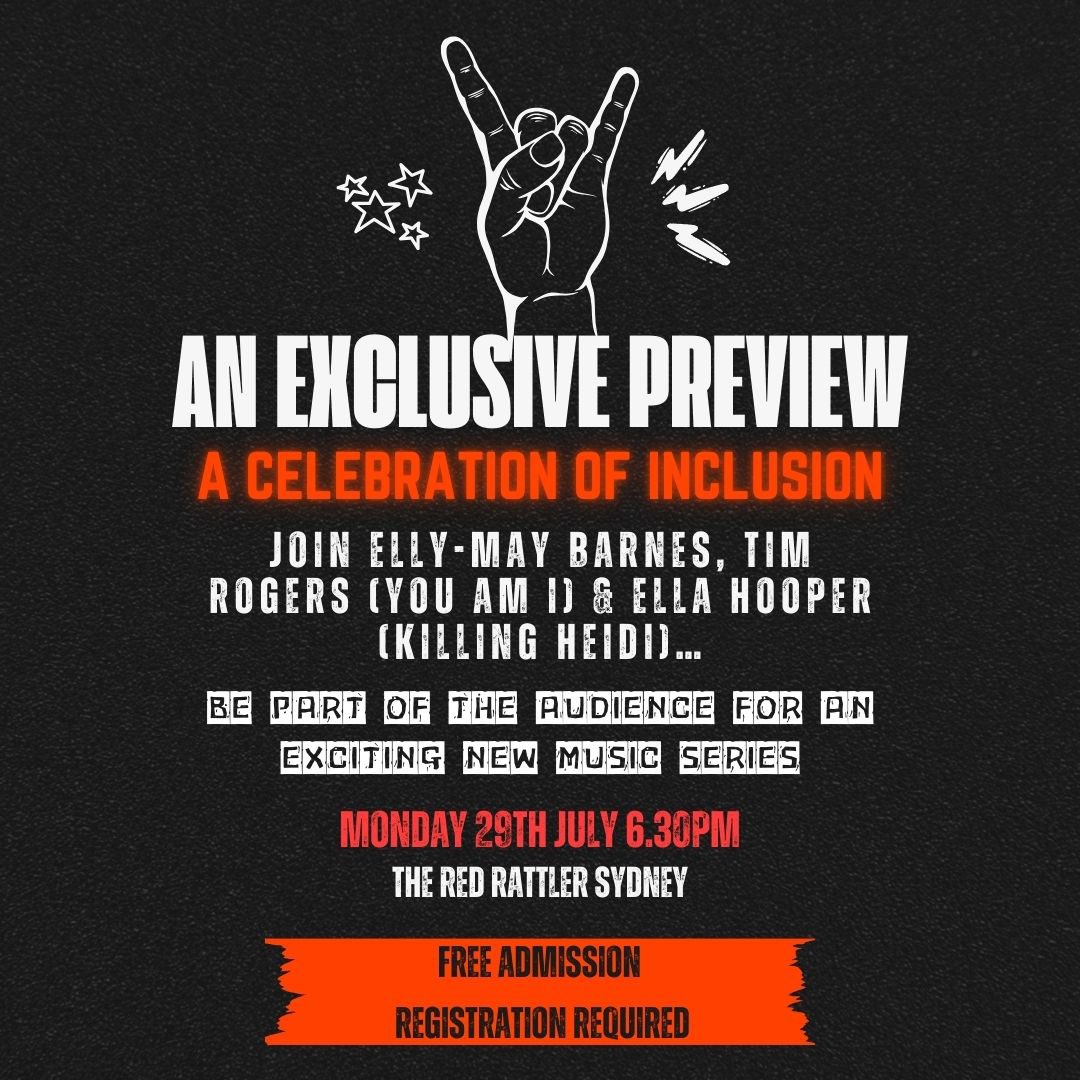 Sydney come join us on Monday the 29th- events.humanitix.com/rock-the-rat