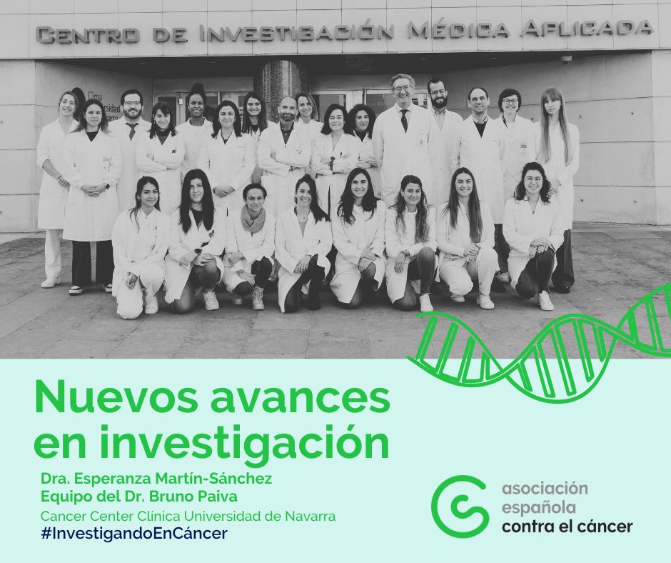 Asociación Española Contra el Cáncer (@contracanceres) on Twitter photo Con el apoyo de <a href="/contracancerINV/">Contra el Cáncer Investigación</a> e <a href="/iberdrola/">Iberdrola</a>, la Dra. Esperanza Martín y el grupo del Dr. <a href="/BrunoPaiva_UNAV/">Bruno Paiva</a> (<a href="/CancerCCUN/">Cancer Center Clínica Universidad de Navarra</a>) han descrito por qué vacunas como la de la COVID-19 tienen menor eficacia en pacientes de mieloma múltiple. #investigandoencáncer. ➡️contraelcancer.es/es/investigaci… Con el apoyo de <a href="/contracancerINV/">Contra el Cáncer Investigación</a> e <a href="/iberdrola/">Iberdrola</a>, la Dra. Esperanza Martín y el grupo del Dr. <a href="/BrunoPaiva_UNAV/">Bruno Paiva</a> (<a href="/CancerCCUN/">Cancer Center Clínica Universidad de Navarra</a>) han descrito por qué vacunas como la de la COVID-19 tienen menor eficacia en pacientes de mieloma múltiple. #investigandoencáncer. ➡️contraelcancer.es/es/investigaci…